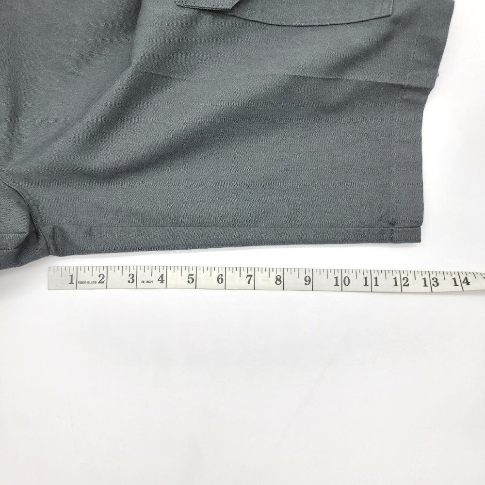 Dickies Flex Cargo Shorts Mens 30 Relaxed Fit Gray Pockets Twill Workwear - Picture 11 of 16
